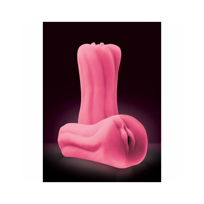 Masturbatore per vagina in silicone Firefly yoni - rosa