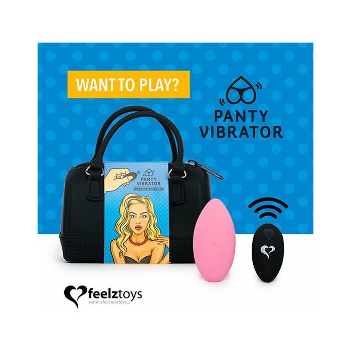Feelztoys - slip vibrante per telecomando - rosa
