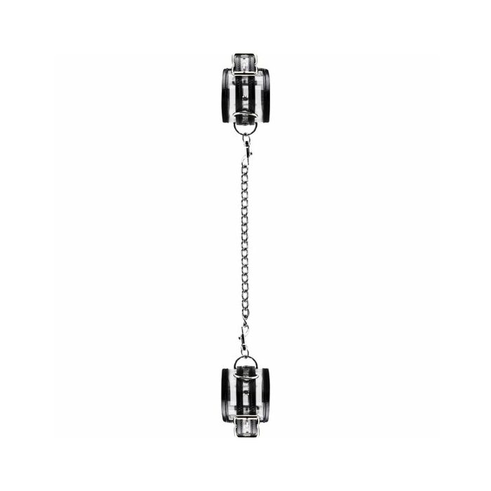 Manette traslucide / nere con una cerniera