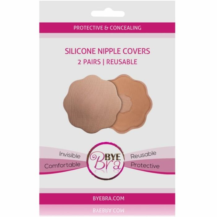Il capezzolo in silicone bye-bra copre 2 paia