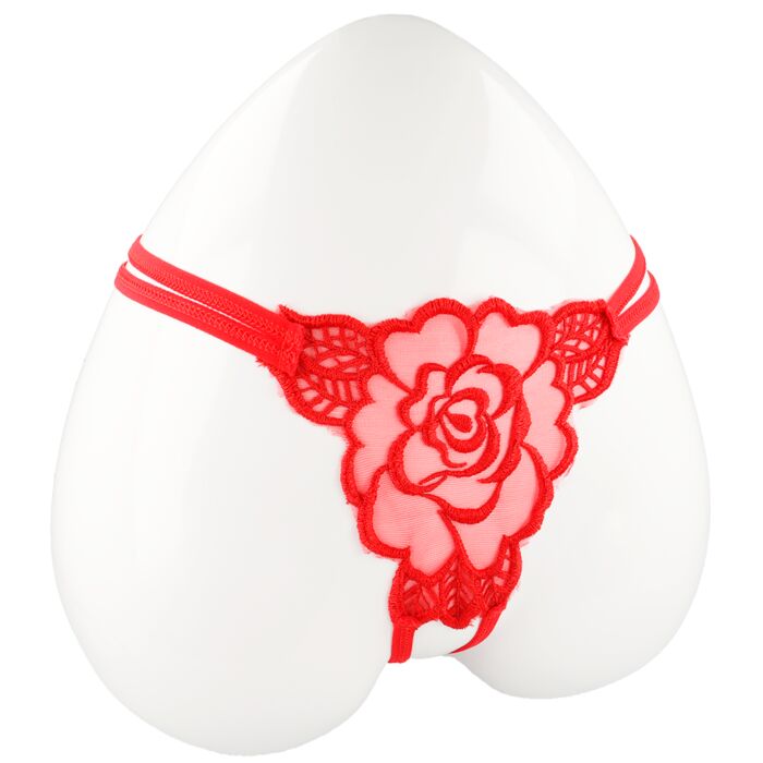 Perizoma natalizio Hana rosso apertura unica taglia 08