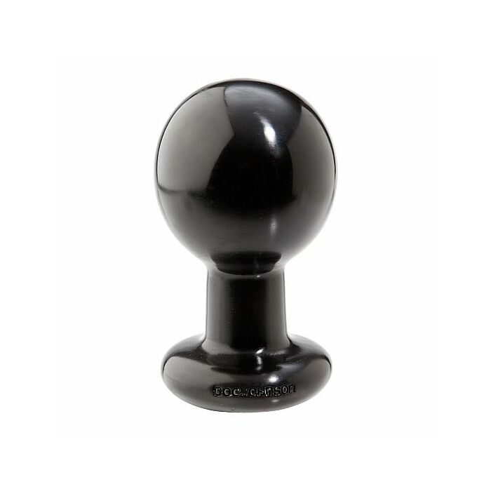 Butt plug rotondo - grande - negro