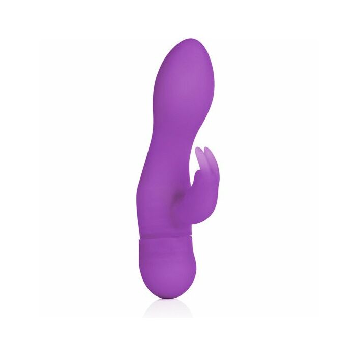 Vibratore in silicone coniglio one touch jack - viola