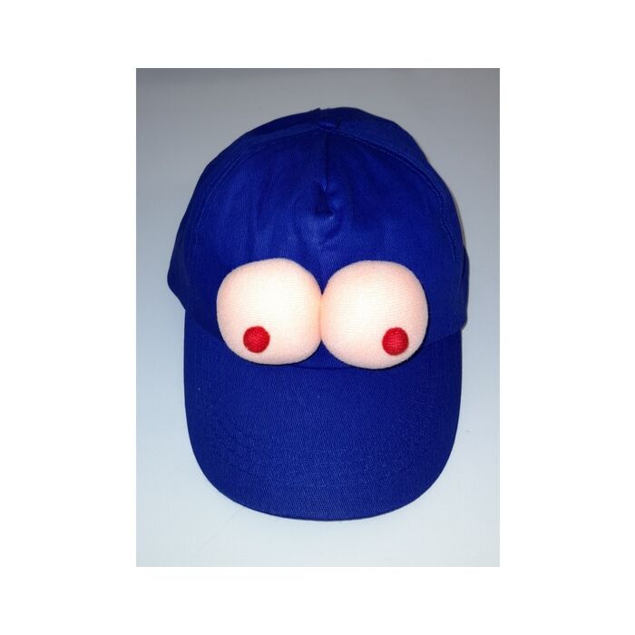 Gorra azul tetas