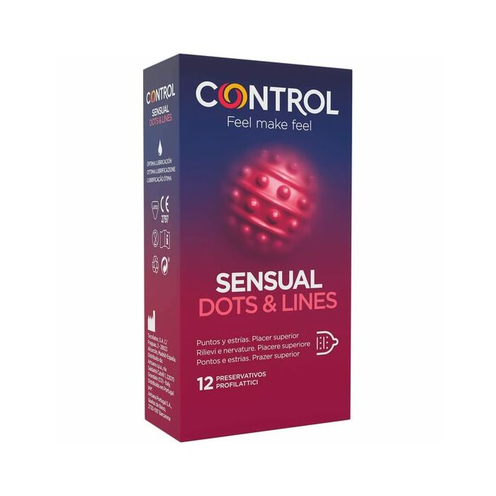 Preservativi Sensuali Dots&Lines