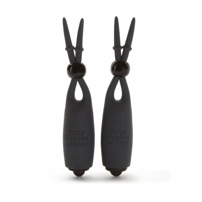Cinquanta tonalità di morsetti per capezzoli vibranti grigi