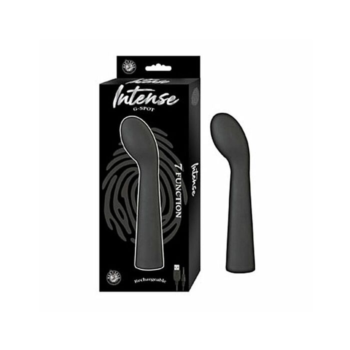 Vibratore in silicone intenso g-spot - nero