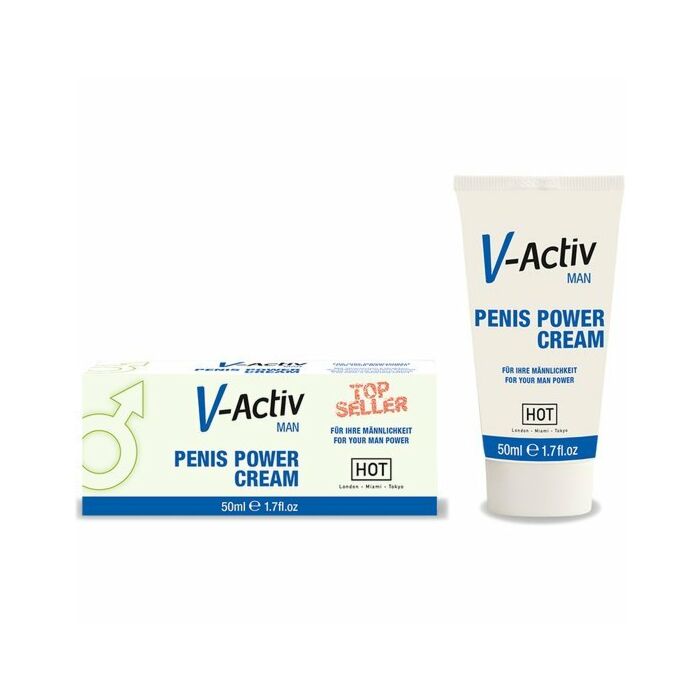 Crema potenziante per l'erezione maschile V-Activ