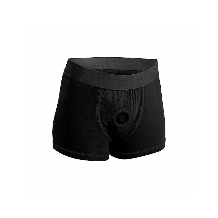 Imbracatura stile boxer attiva con anello dildo