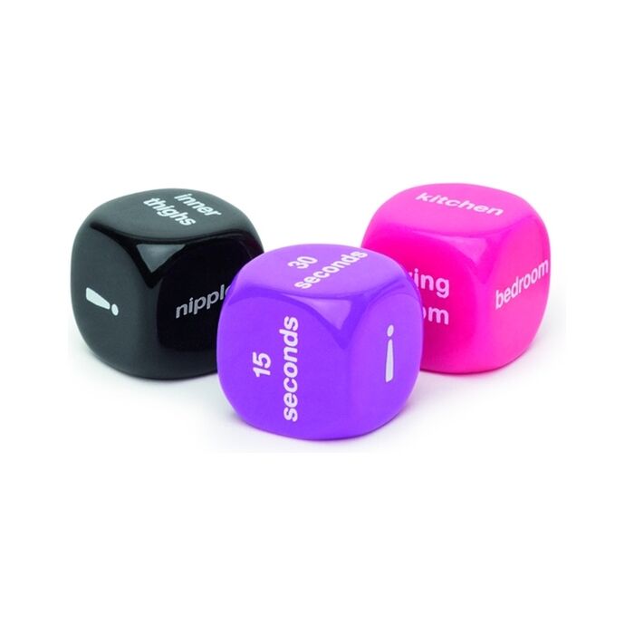 Dice game- dados sexuales happy rabbit couples - multicolor