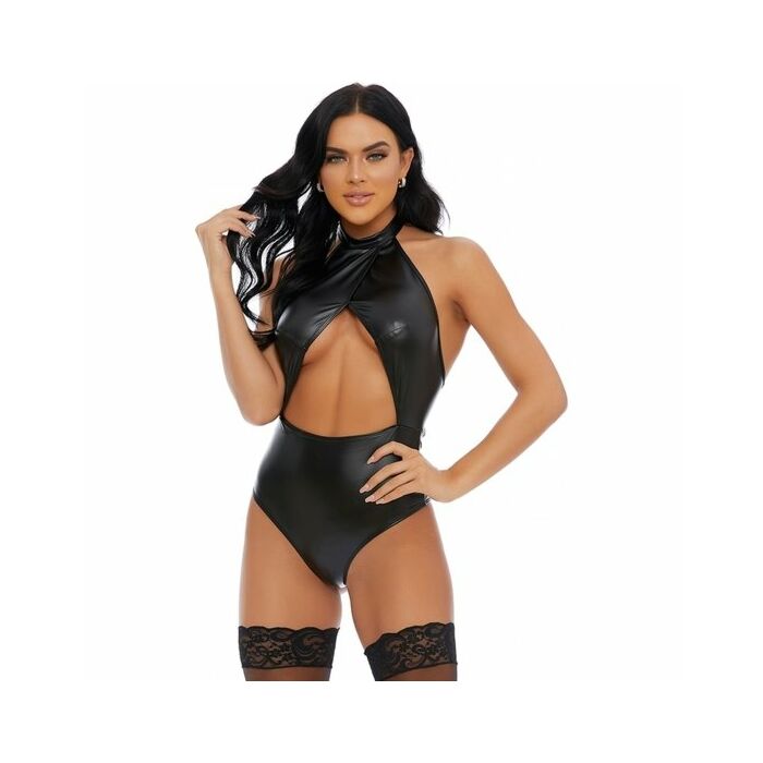 Ti voglio negro corpo in pelle vegana opaca