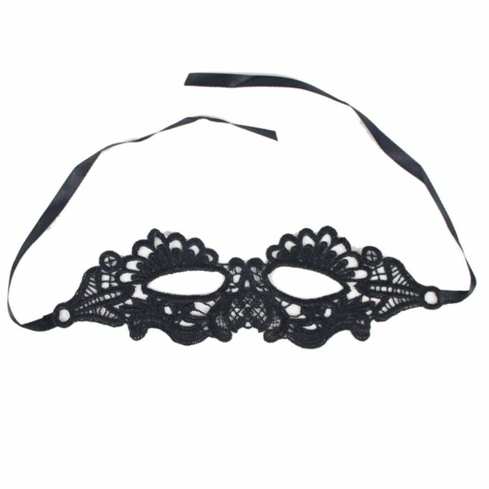 Maschera nera lingerie Queen taglia unica