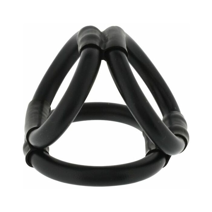 Imbracatura nera per Tri ring cock