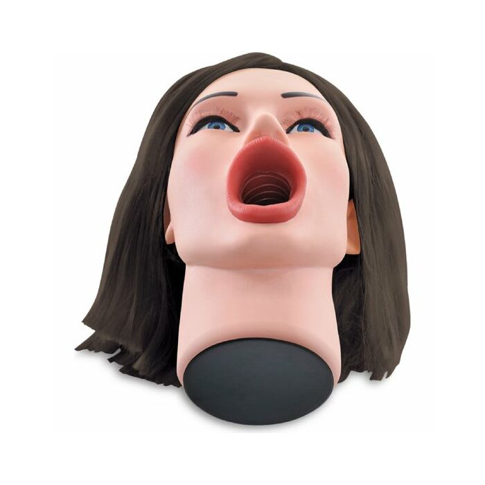 Extreme toyz 3d face vera bruna per acqua calda