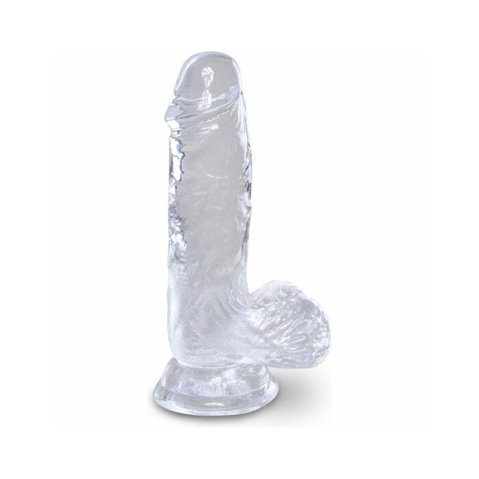 King cock - dildo realista, trasparente -10,1 cm