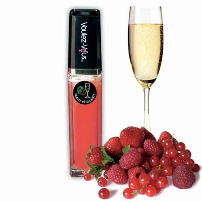 Volete fragole fredde effetto labiale con cava
