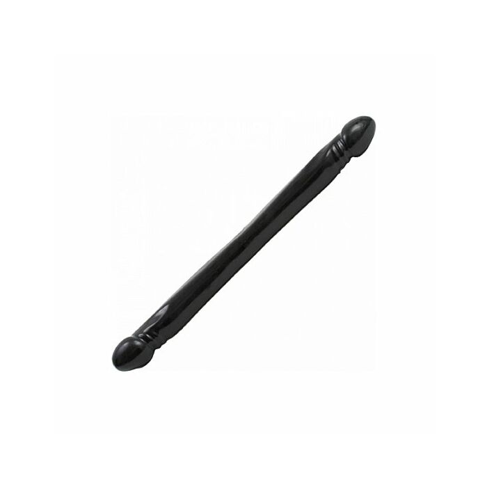 Pene doppio morbido 45 cm nero