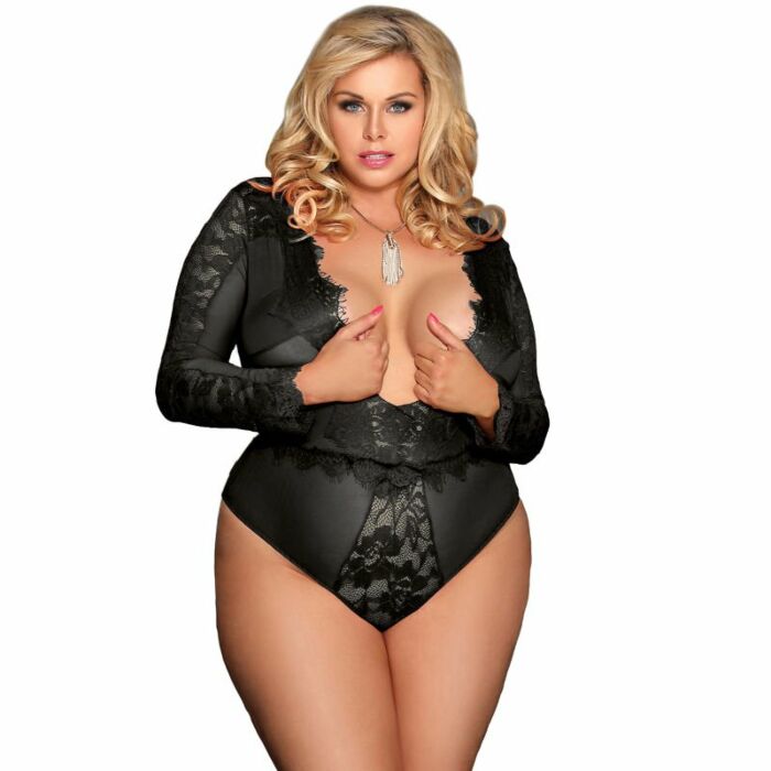 Subblime queen plus teddy manica lunga