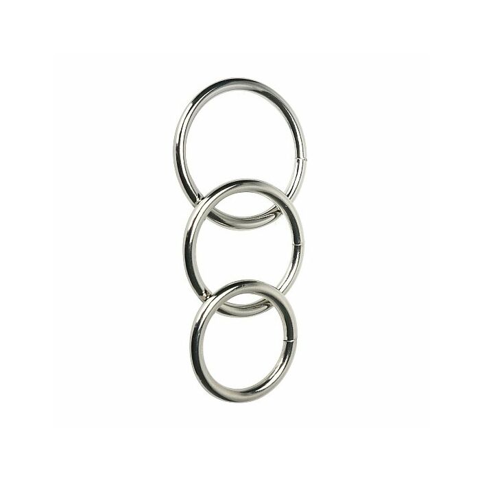 Trine - set di anelli in metallo