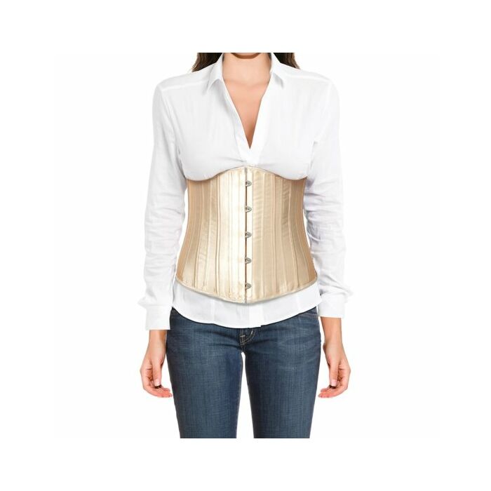 Corsetto damascato dorado