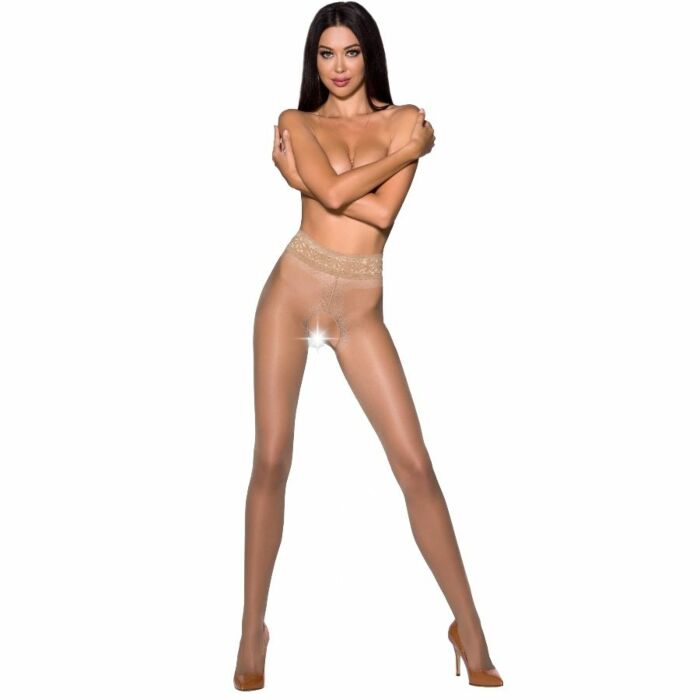 Passion woman tiopen 001 medias beige talla 3/4