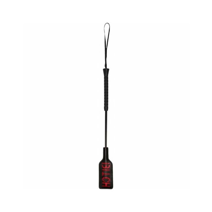 Ahia! crop nero con testo di cagna rossa