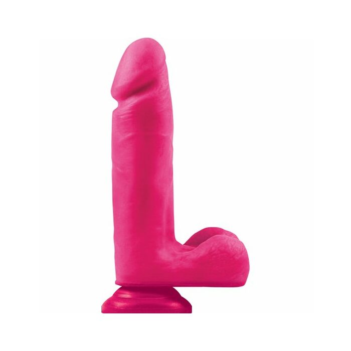 Colours 2x dual density pene realistico 21 cm rosa