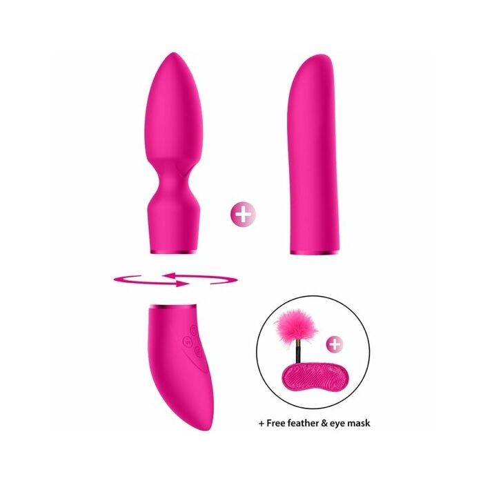 Kit vibratore di piacere - rosa
