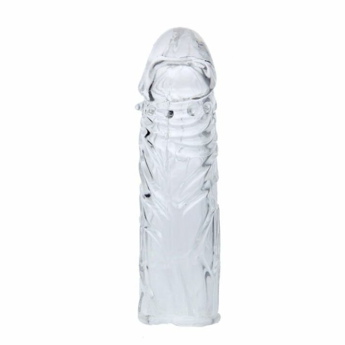 Custodia per pene viola in silicone adattabile 13 cm