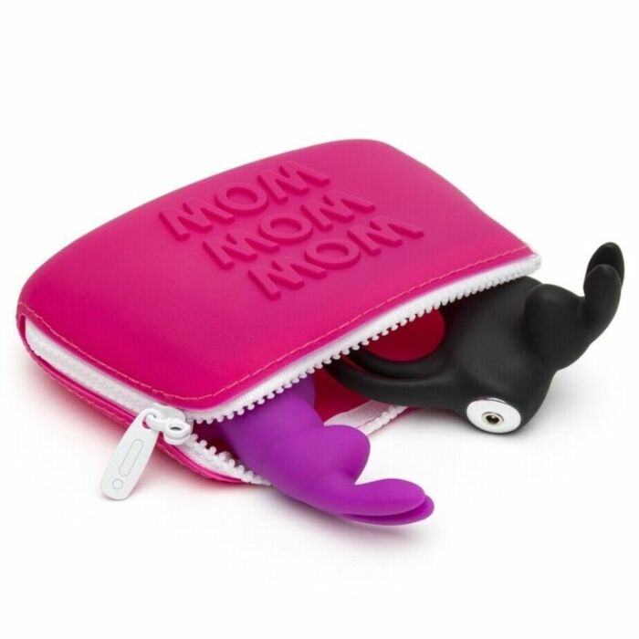 BORSA DI TRASPORTO IN SILICONE CONIGLIO FELICE PICCOLO ROSA