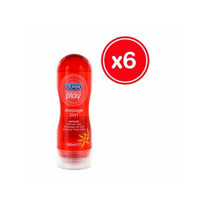 Gel da massaggio sensuale Durex Play 200 ml (6 unità)