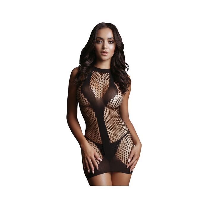 Abito Sensuale Mesh Noir