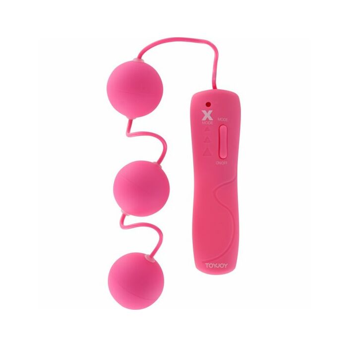 Sfere rosa vibranti a tripla vibrazione