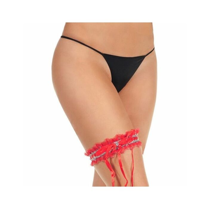 Giarrettiera Intimax rosso bridgette