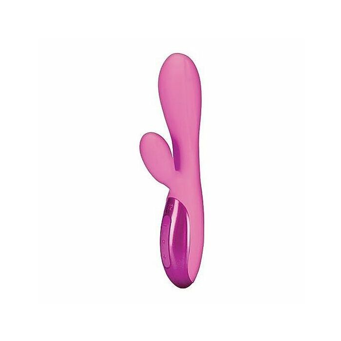 Vibratore in silicone stile coniglio 6x ultrazone - rosa