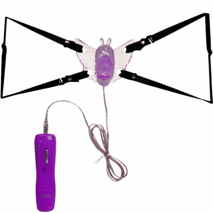 Cinturino da ballo su mini butterlfy con vibrazione lilla