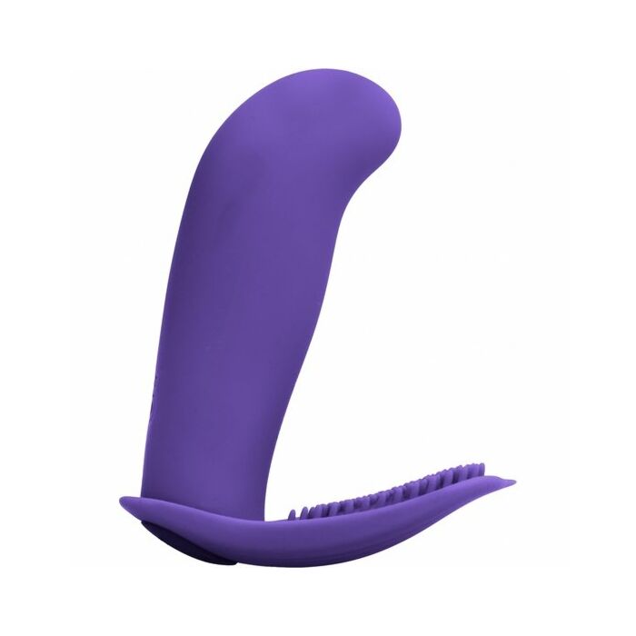 Vibratore in silicone per telecomando Leon - viola