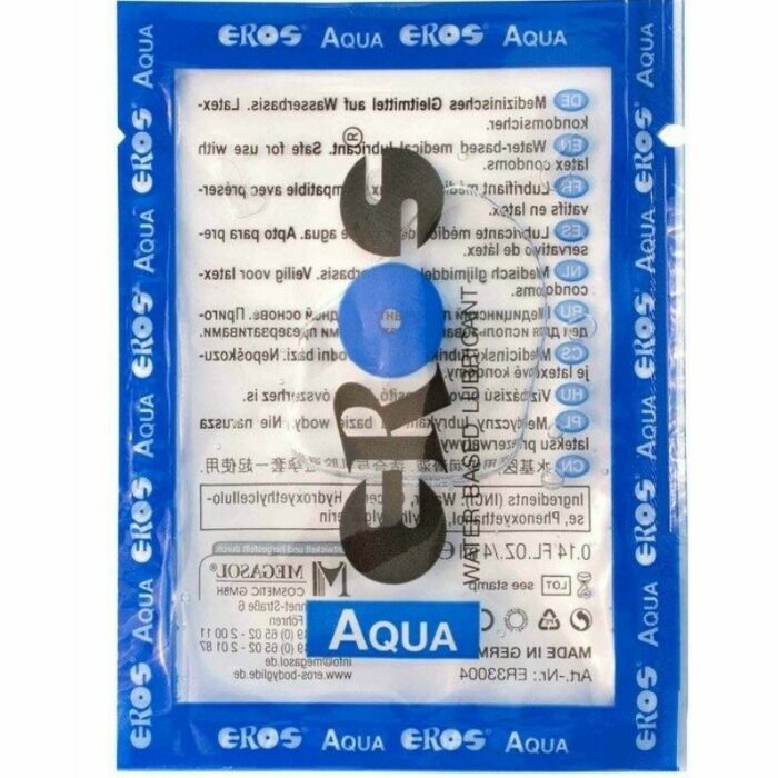 Lubrificante eros aqua a base d'acqua 4 ml