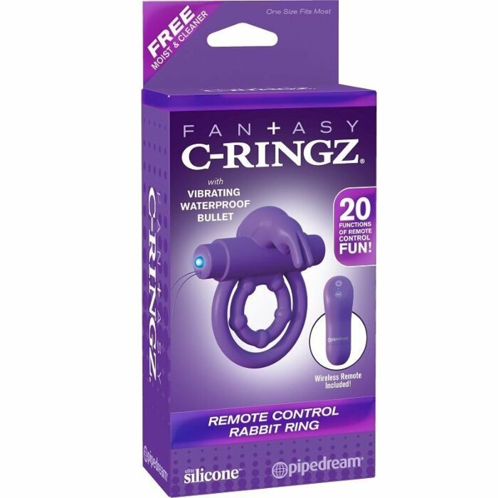 Telecomando fantasy c-ringz con anello viola