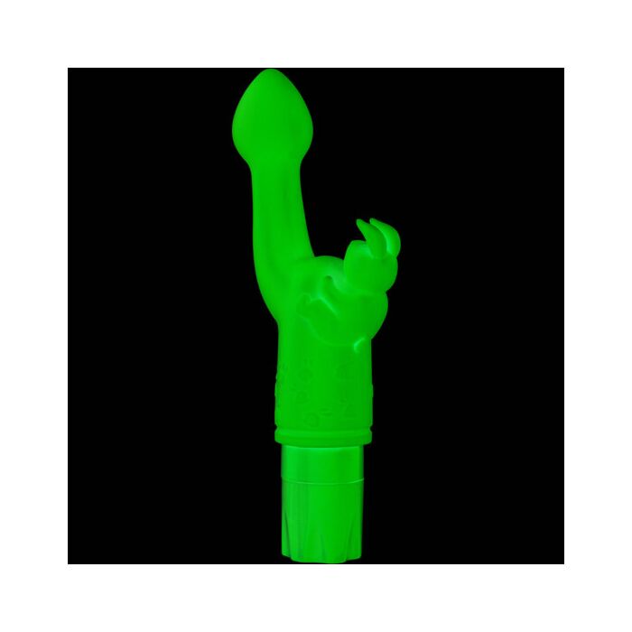 Bacio coniglietto vibrante in silicone rosa