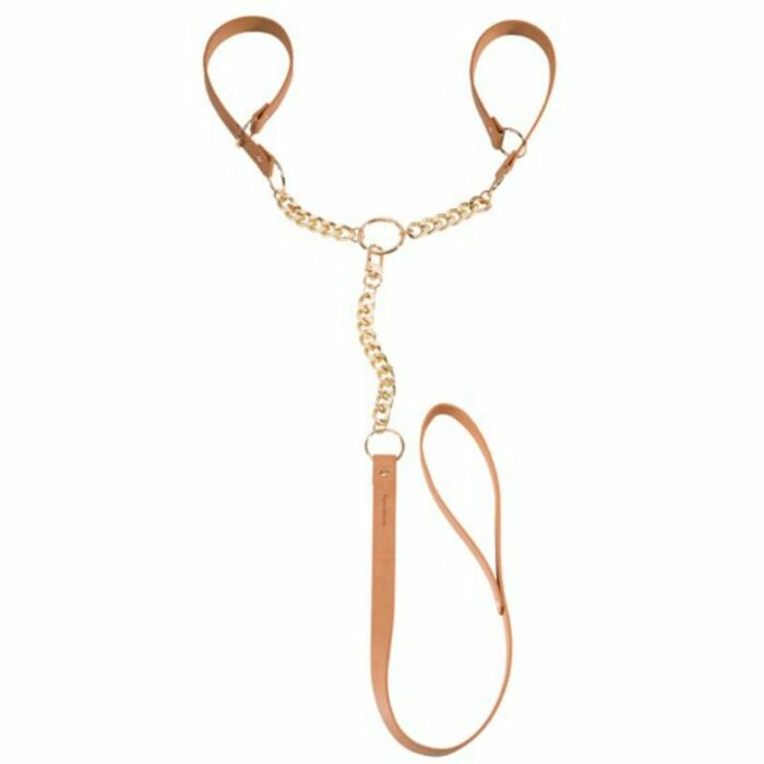 Manette bijoux indiscrets marrone labirinto con cinturino