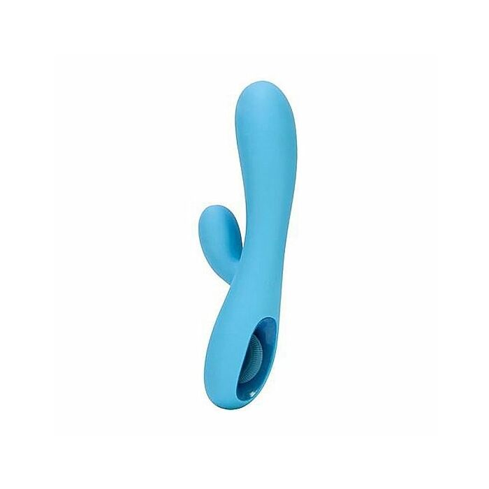 Vibratore in silicone stile coniglio 6x ultrazone - blu