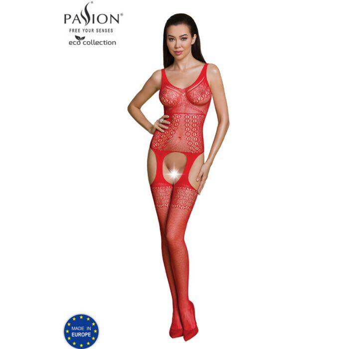 EcoPassion Bodystocking Rosso