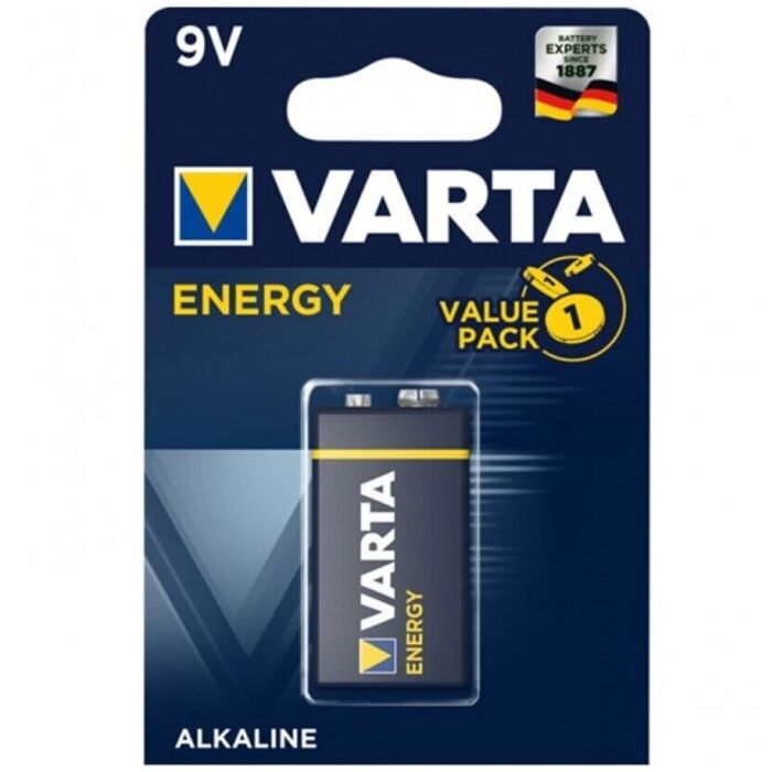 Batteria alcalina Varta 9V - MaxEnergia