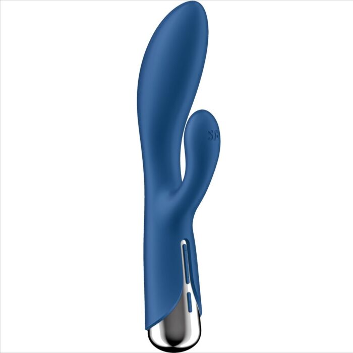 Rabbit SpinGasm - Stimolatore Clitorideo e del Punto G Blu