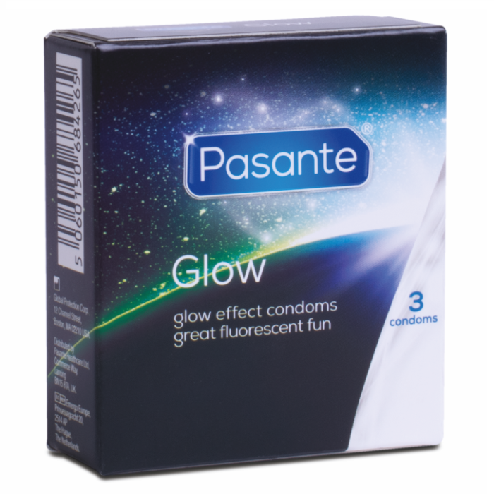 Preservativi Glow confezione da 3