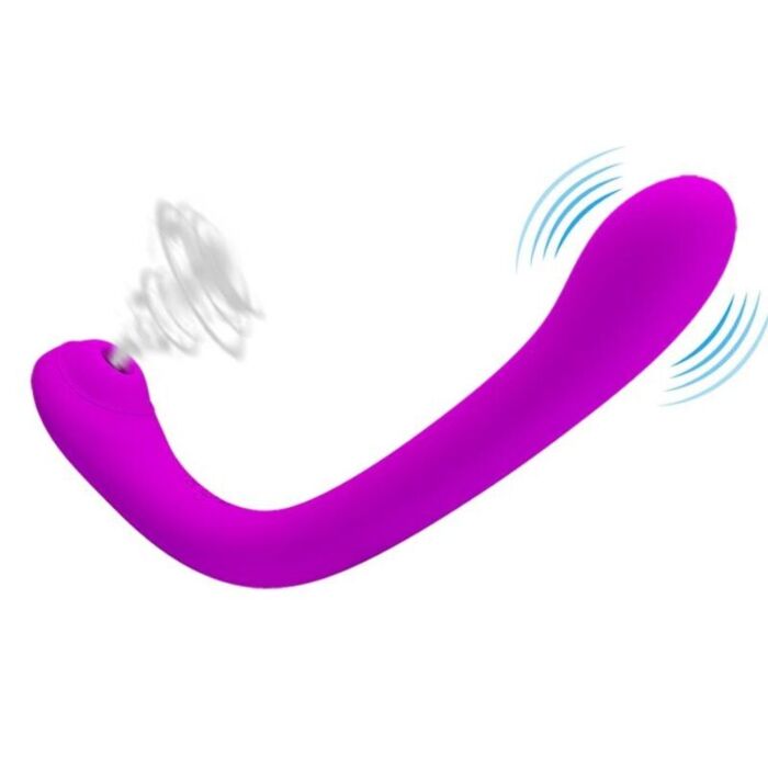 Vibratore Clit-Suck Lilla