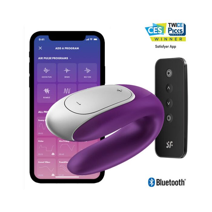 Vibratore Doppio Piacere Lilla