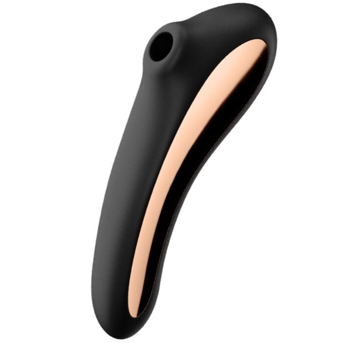 Stimolatore Clitorideo Dual Kiss Satisfyer - Nero