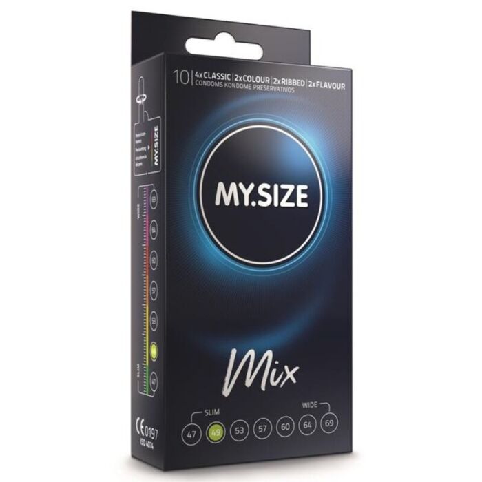 Preservativi MySize Mix 49mm - Confezione da 10